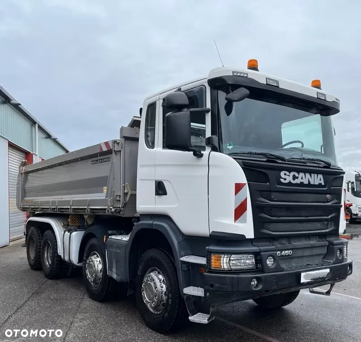 Scania G 450 8x4 | Meiller Bordmatik Wywrotka trójstronna  | Retarder | 298.000 km!!!! | Euro 6 |1 właściciel - 9