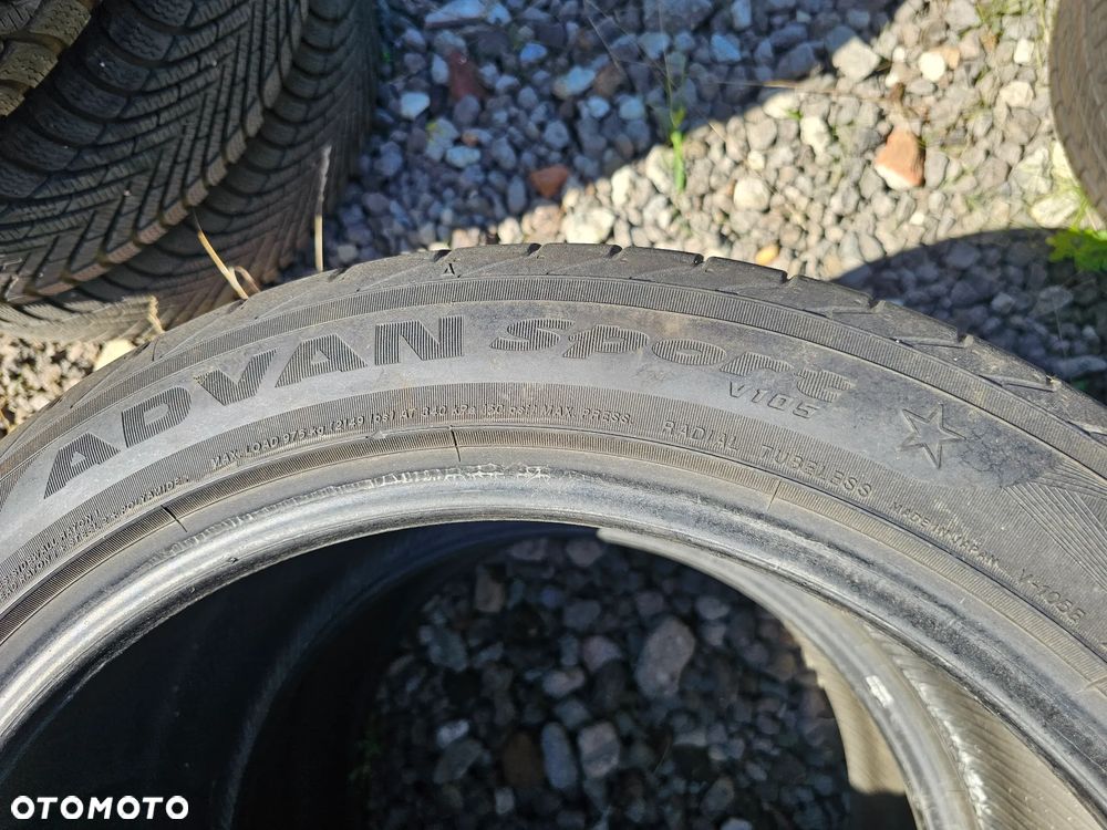 Opony letnie YOKOHAMA 285/40R19 107Y ADVAN SPORT V105 * (2szt.) (1x4,0 1x4,5) (DOT: 2x3418) L996 - 5