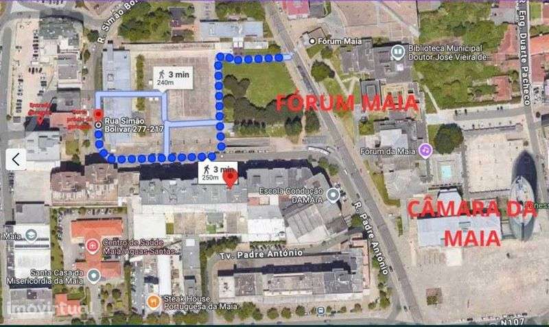 Lugar de Garagem No Centro da Cidade da Maia - Grande imagem: 2/7