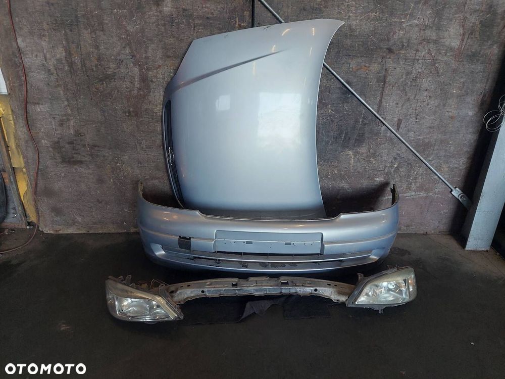KOMPLETNY PRZÓD MASKA ZDERZAK LAMPY OPEL ASTRA G Z151 - 1