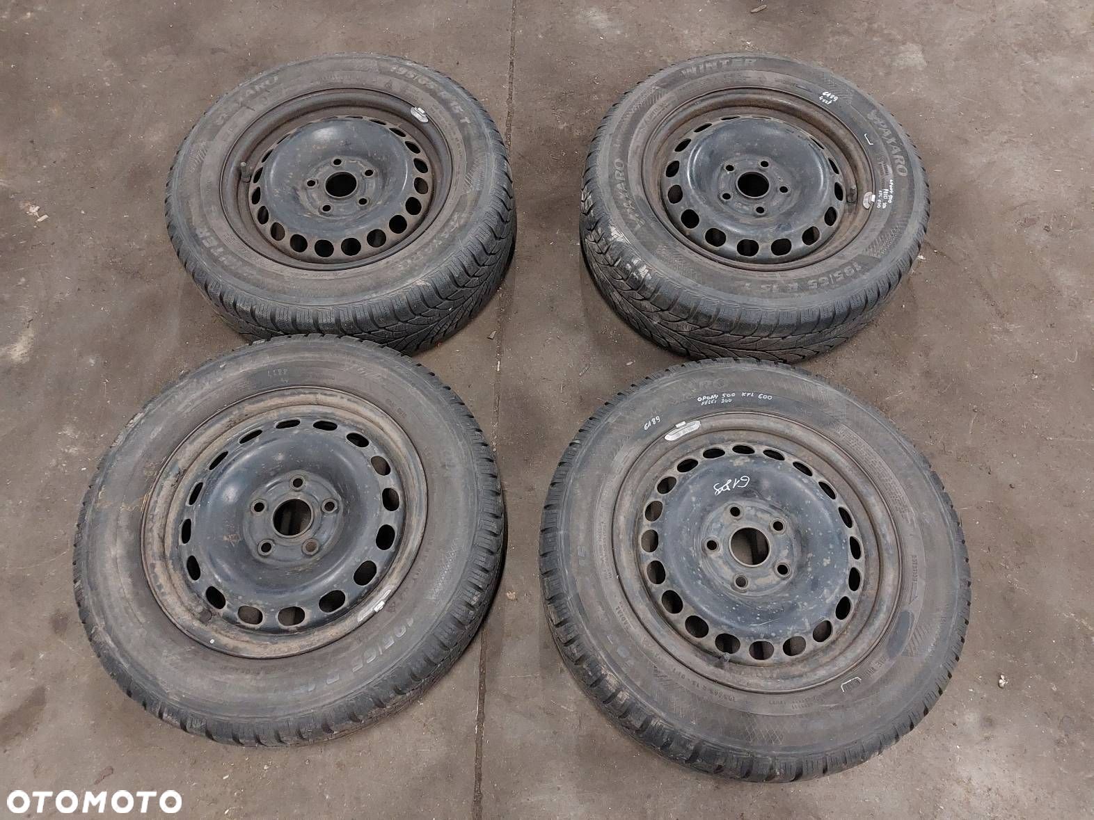 FELGI STALOWE 4 SZT 4A0601025J 5X112 6Jx15 ET45 FI57,1 AUDI A4 PASSAT - 1