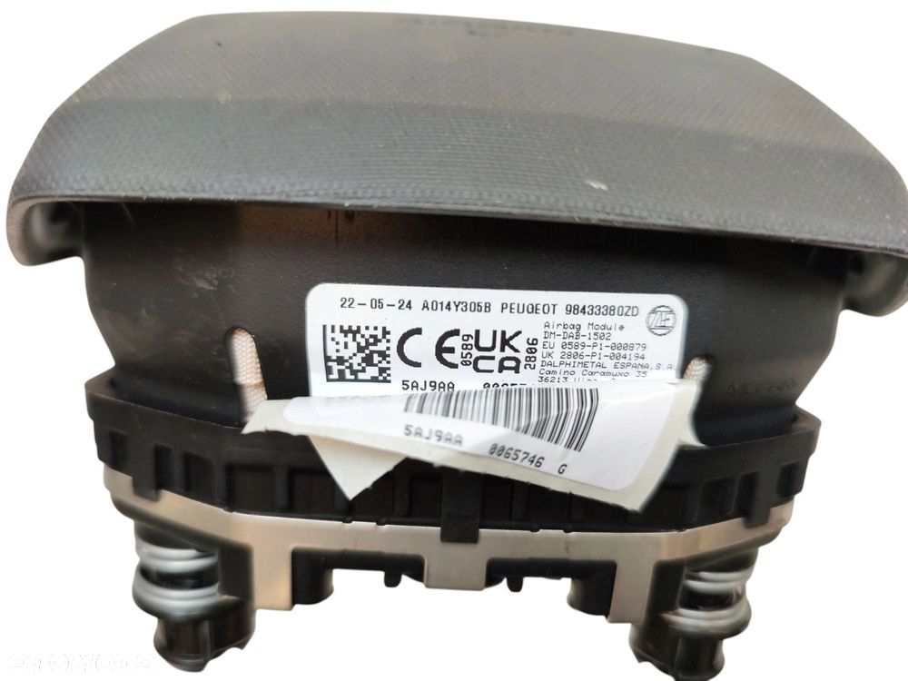 PODUSZKA KIEROWCY PEUGEOT 3008 III (2024-) 73kWh 210KM 154kW 98433380ZD - 4
