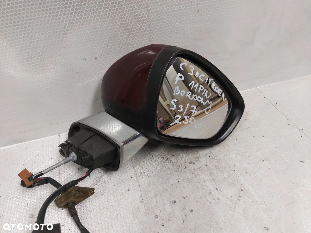 - LUSTERKO ELEKTRYCZNE PRAWE CITROEN C3 II DS3 BORDOWY 11PIN - 3