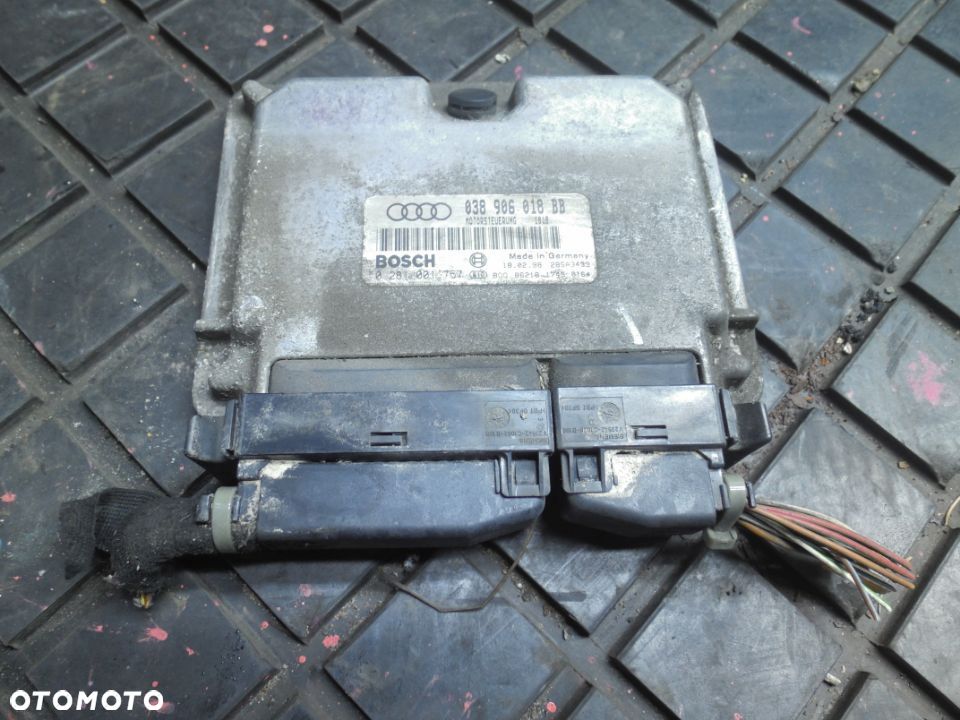 KOMPUTER STEROWNIK SILNIKA AUDI A3 8L 1.9 TDI 038906018B 0281001757 - 1