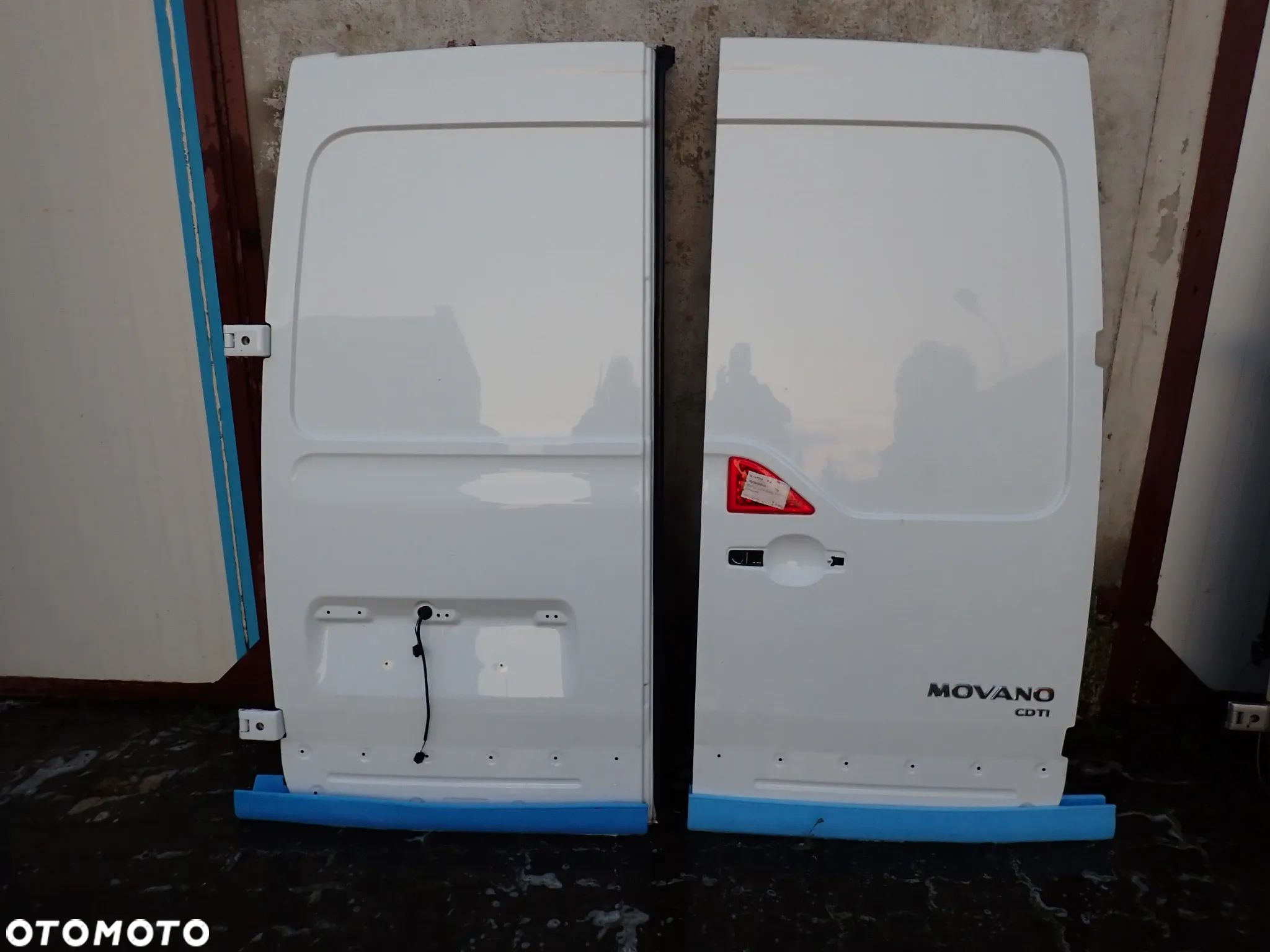 Master 3 4 Movano NV400 Drzwi Tylne Model L1H1 L2H1 Białe - 1
