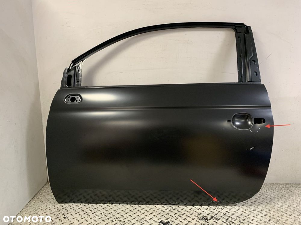 NOWE DRZWI LEWE PRZEDNIE LEWA PRZÓD FIAT 500 07-20 52136363 68693261A - 5