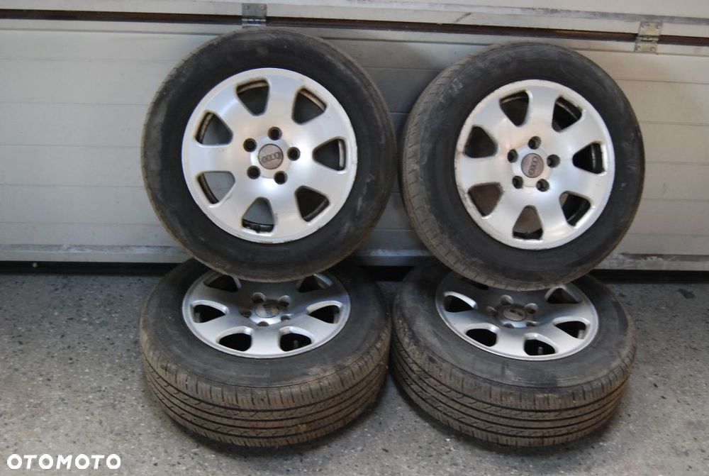 ALUFELGI OPONY 195/65R15 ZIMA 8E0601025 7J ET42 AUDI A4 B6 5X112 - 1