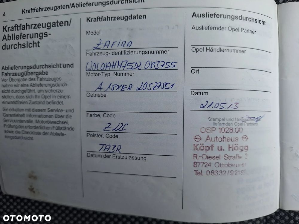 Opel Zafira - 26
