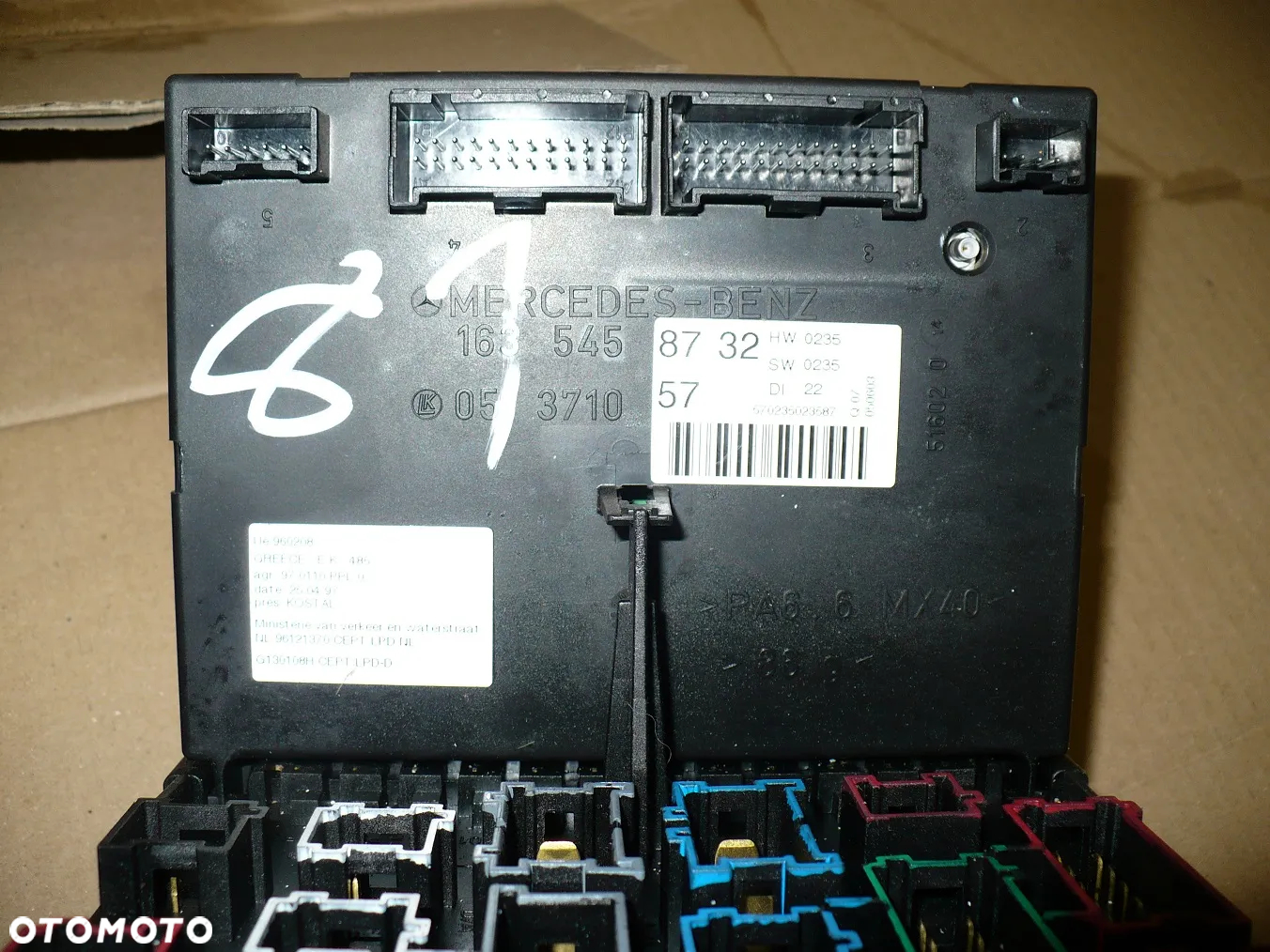 mercedes ML163 W163 STEROWNIK MODUL SAM 1635458732 - 2
