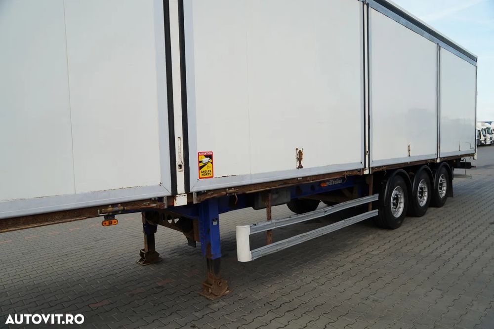 LeciTrailer / SEMIREMORCĂ FURGON / PODEA REZISTENTĂ (HEAVY-DUTY) / LATERALE CU DESCHIDERE / - 11
