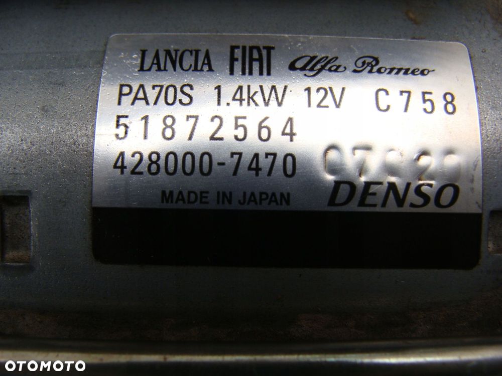 rozrusznik fiat alfa romeo lancia 51872564 0,9 twinair - 2