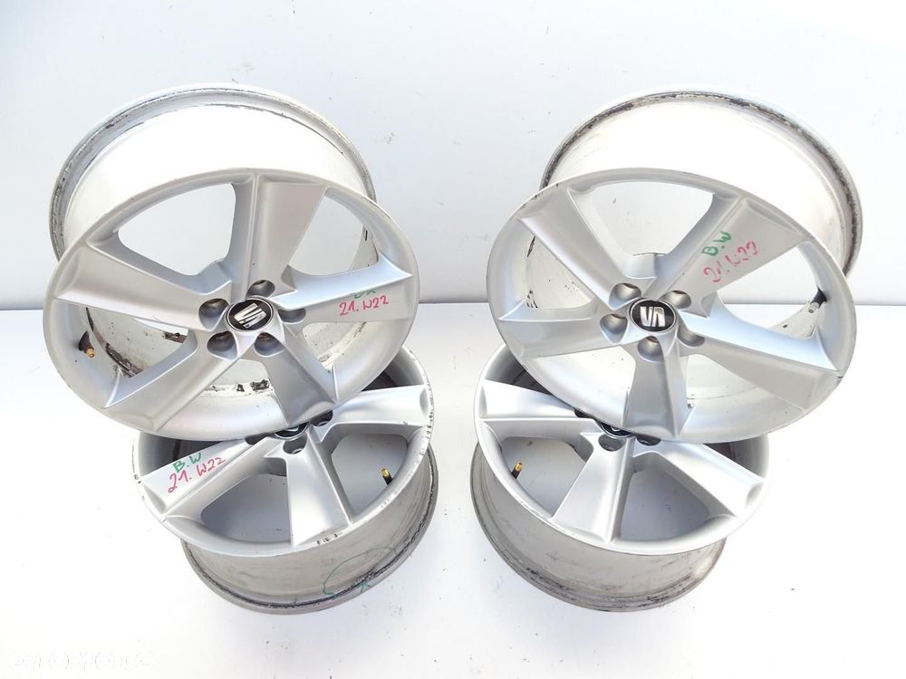 ALUFELGI FELGI 16 5x100 7" ET 43 6J0601025L SEAT IBIZA IV VW POLO 6R FABIA - 2