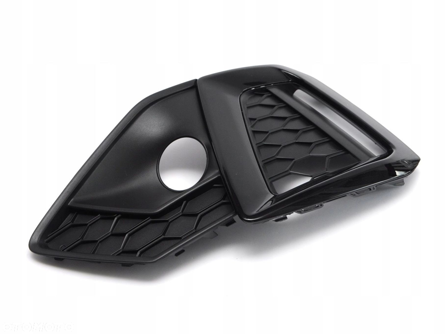 KPL x2 Kratka LEWA + PRAWA atrapa zderzaka zaślepka AUDI A4 B9 2019+ S-Line - 6