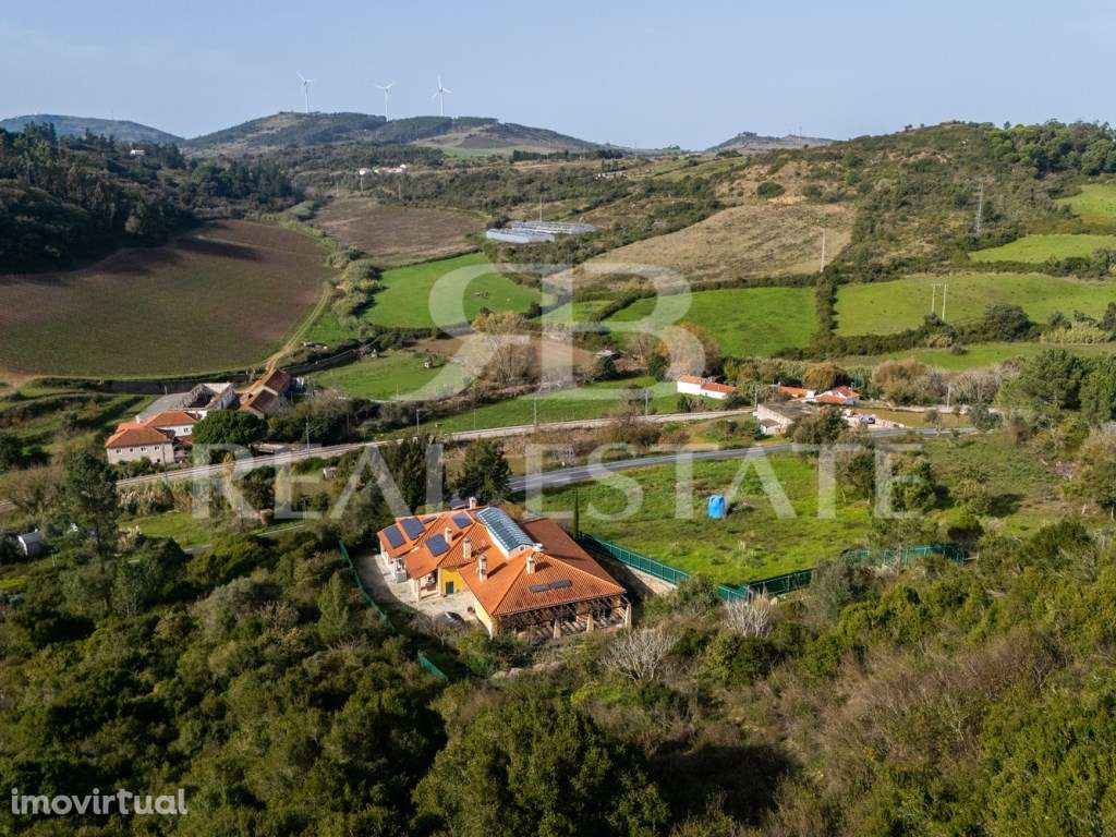QUINTA com MORADIA, JARDIM e PISCINA no SOBRAL DE MONTE AGRAÇO a 45... - Grande imagem: 3/46