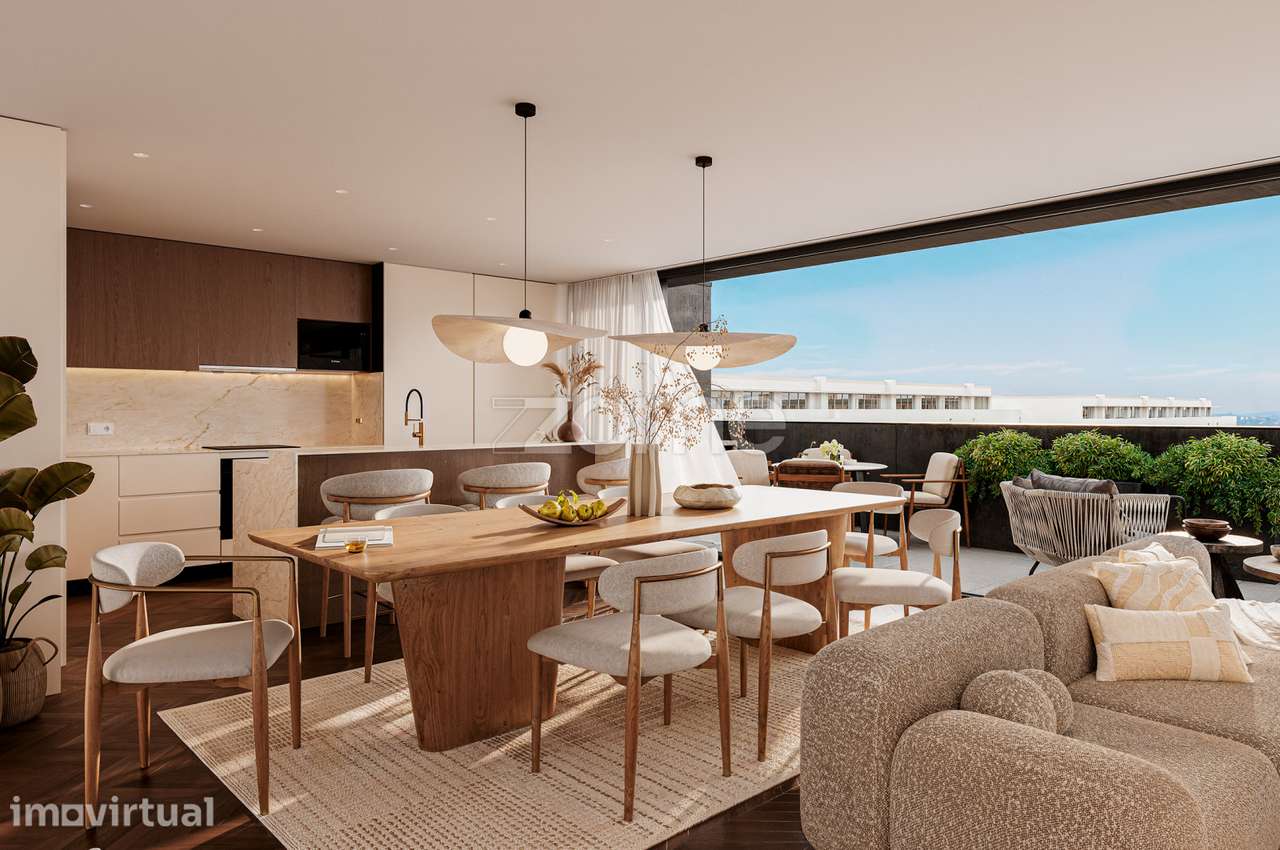 Penthouse T4 Duplex, com 3 suites em Leça da Palmeira - Grande imagem: 5/20