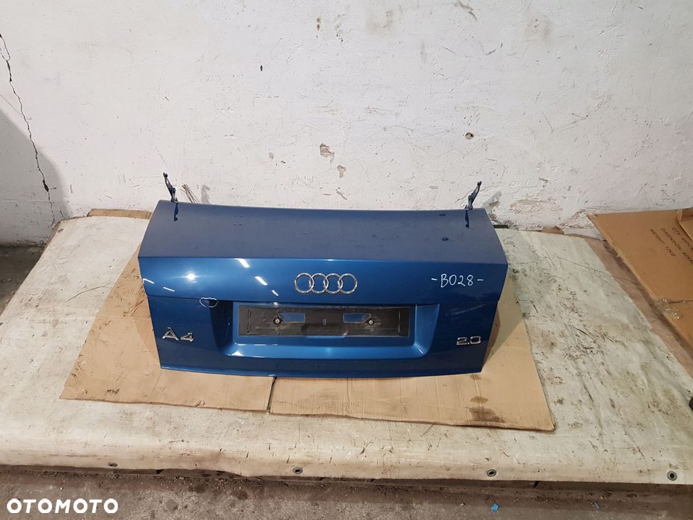klapa bagażnika tył audi a4 b6 eur lz5w sedan - 1