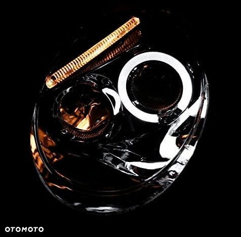 Reflektor Lampy kpl Ringi Angel Eyes Led Tuning VW New Beetle 1c 98- - 3