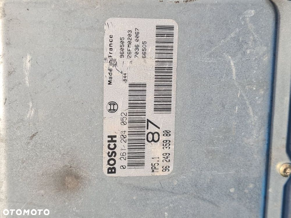 STEROWNIK SILNIKA CITROEN PEUGEOT 0261204052 - 3