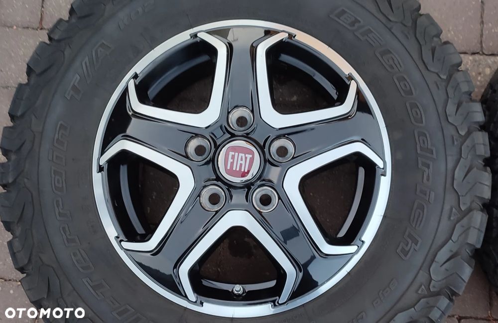 Koła Felgi Aluminiowe Oryg. Fiat Ducato Maxi Peugeot Boxer Citroen Jumper 4x4 225/75/16 2021r Off Road Bdb !! Starogard Gdański - 5