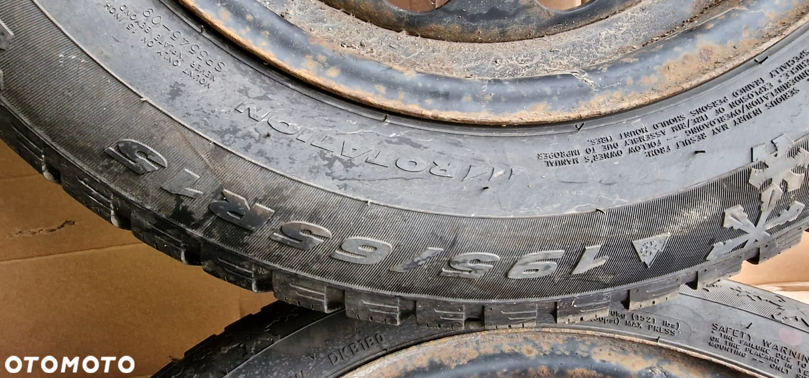 4X Felga stalowa BMW 3 E46 5x120 6,5J 15 H2 195/65 IS42 R15 - 7
