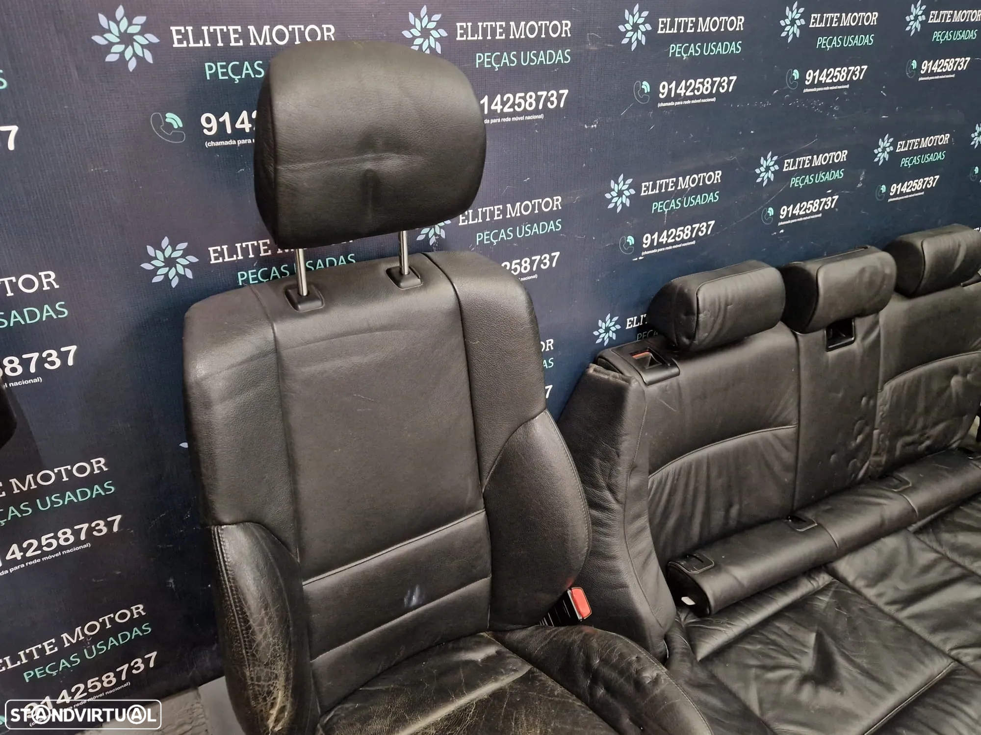 Jogo de bancos usados BMW SERIE 3 E46 PACK M TOURING PELE - 3