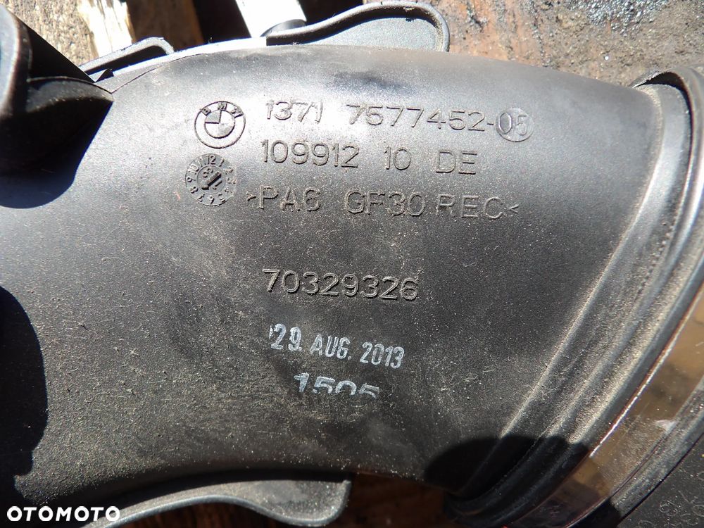 BMW - F01 - N62 - V8 - WĄŻ , PRZEWÓW DOLOT POWIETRZA - 7577452 - 2