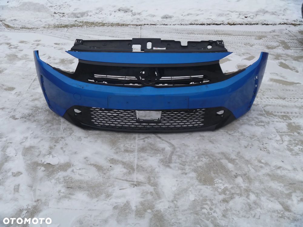 OPEL CORSA F LIFT ZDERZAK PRZEDNI ATRAPA KRATKA ORYGINAŁ ŁADNY - 1
