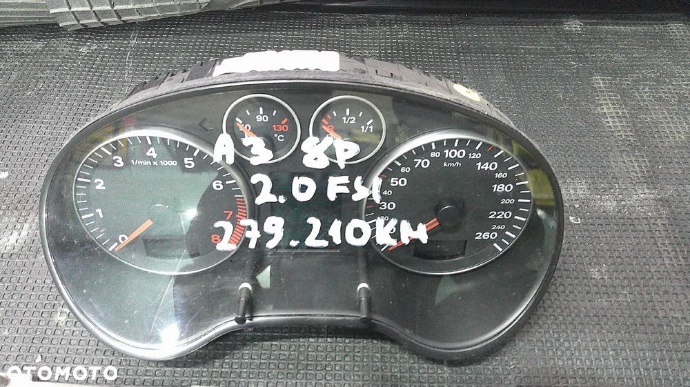 AUDI A3 8P 2.0 FSI IMMO ZESTAW STARTOWY 06F906056FR - 2