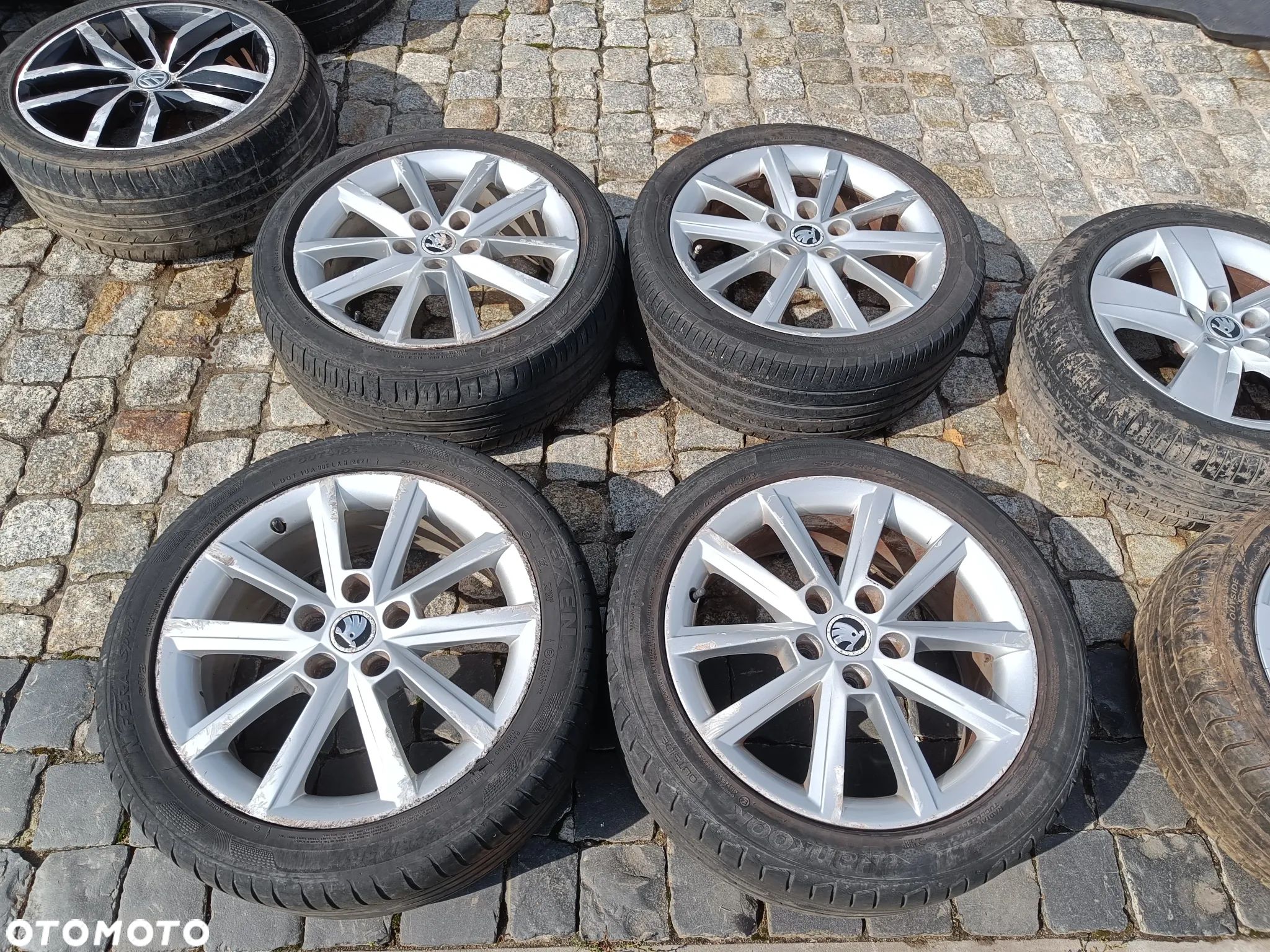 Felgi Aluminiowe 17 Skoda Octavia 3 5x112 ET49 5E0601025E Koła VW Seat Audi - 1