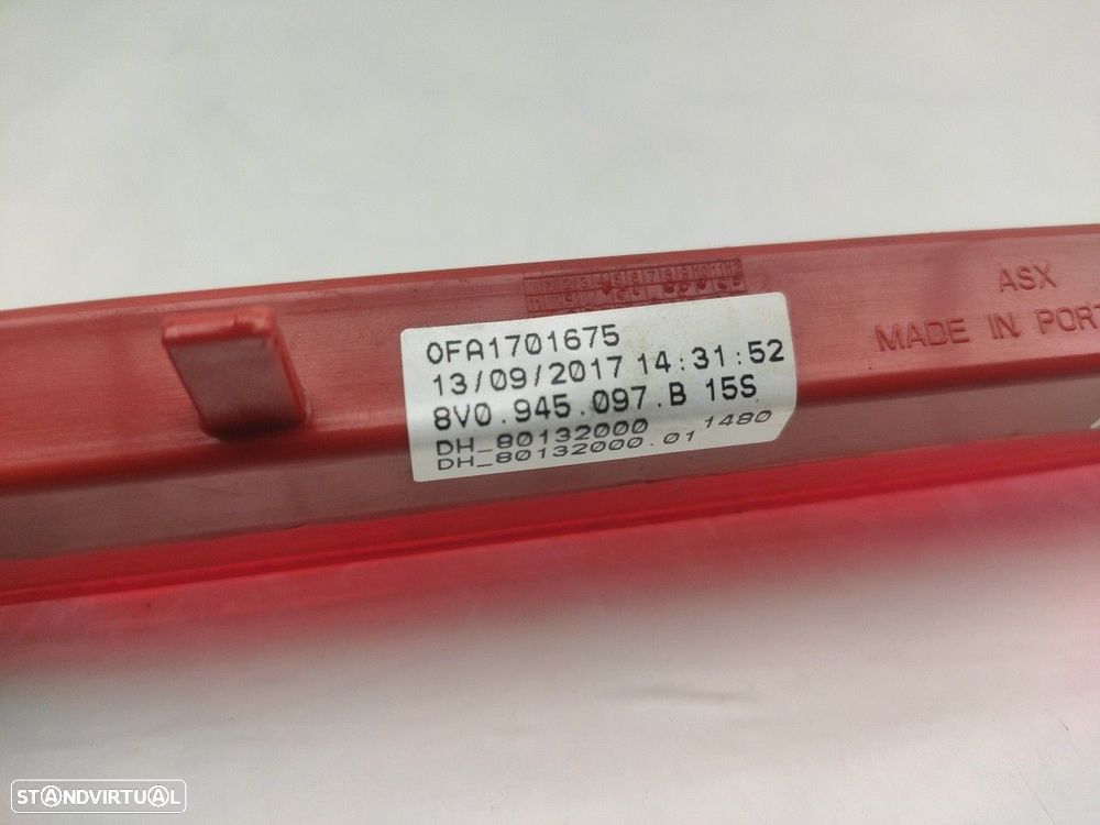 Luz stop adicional / 3º stop AUDI A3 (8V1, 8VK) - 2