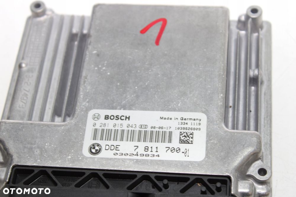 BMW E91 E90 E60 E84 E87 E92 E93 N47 KOMPUTER STEROWNIK SILNIKA 7811700 - 3