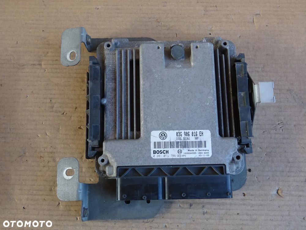 MODUŁ STEROWNIK KOMPUTER SILNIKA EDC16U1 2,0 TDI VW TOURAN AUDI SEAT SKODA - 5