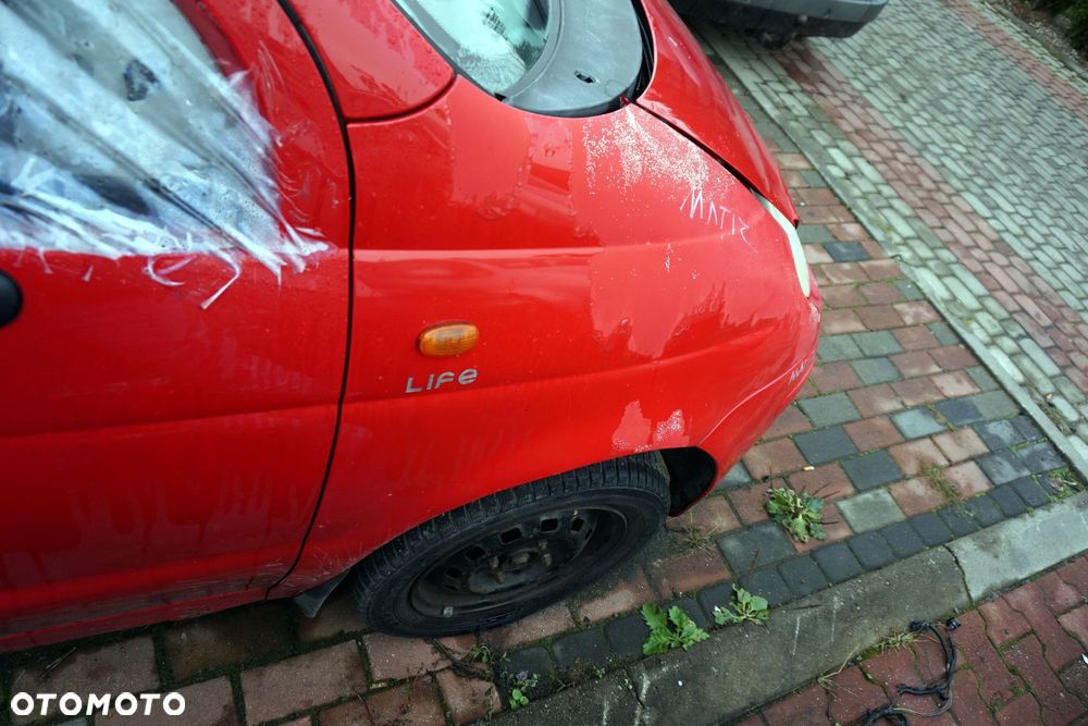 MASKA ZDERZAK BŁOTNIKI LAMPY MATIZ M100  DAEWOO 1998-2007 CZERWONY PRZÓD KOMPLETNY - 18