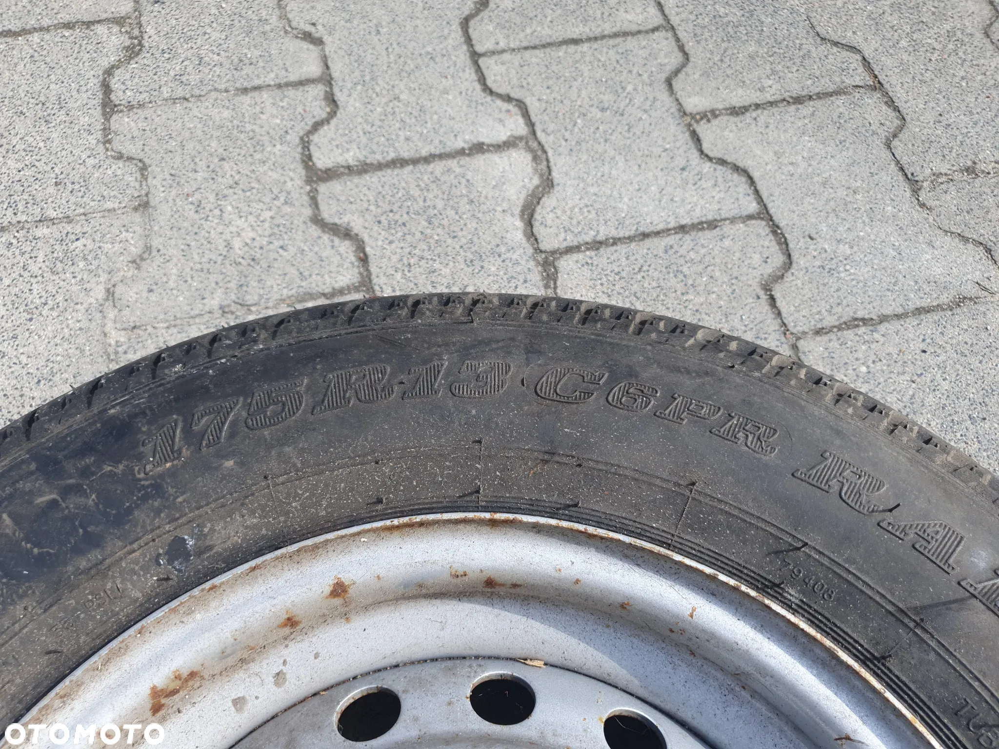 koło zapasowe do przyczepy kempingowej Elddis Typhoon INDIA GT6 175 R13 - 5