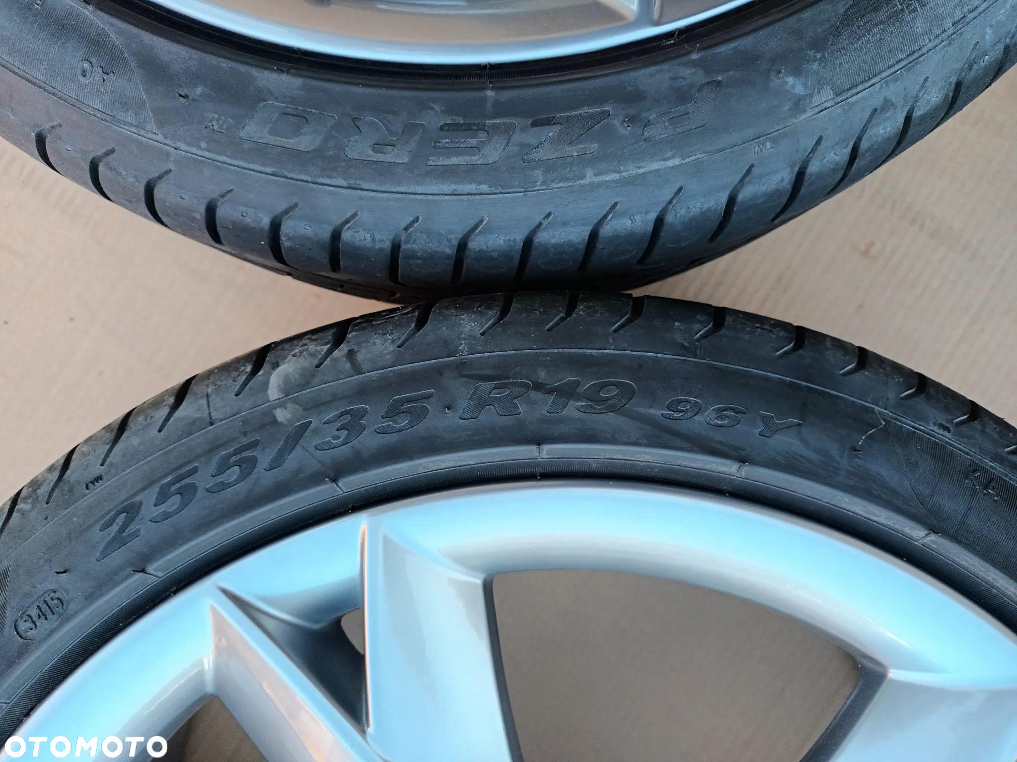 Koła 19 cali Audi A5 8T A4 OPONY Pirelli Pzero 255/35R19 felgi 8T0601025CK 24km - 19
