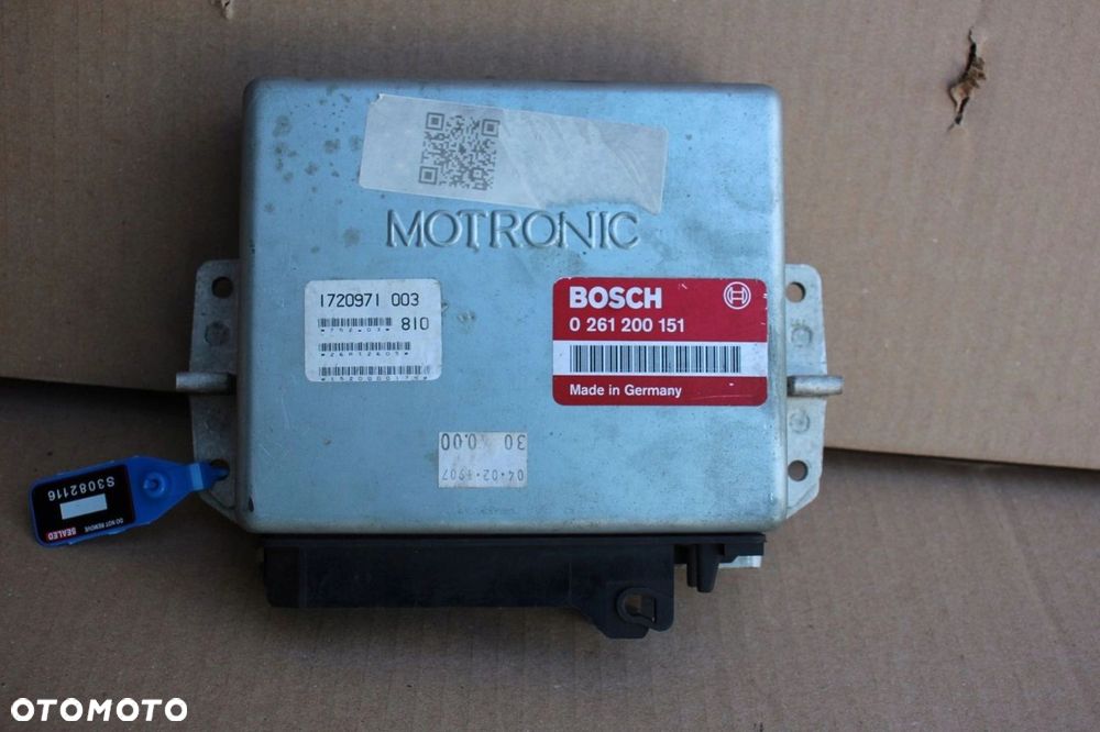 Komputer sterownik silnika BMW e32 e34 m30 188KM 3.0 730i 530i 0261200151 - 4