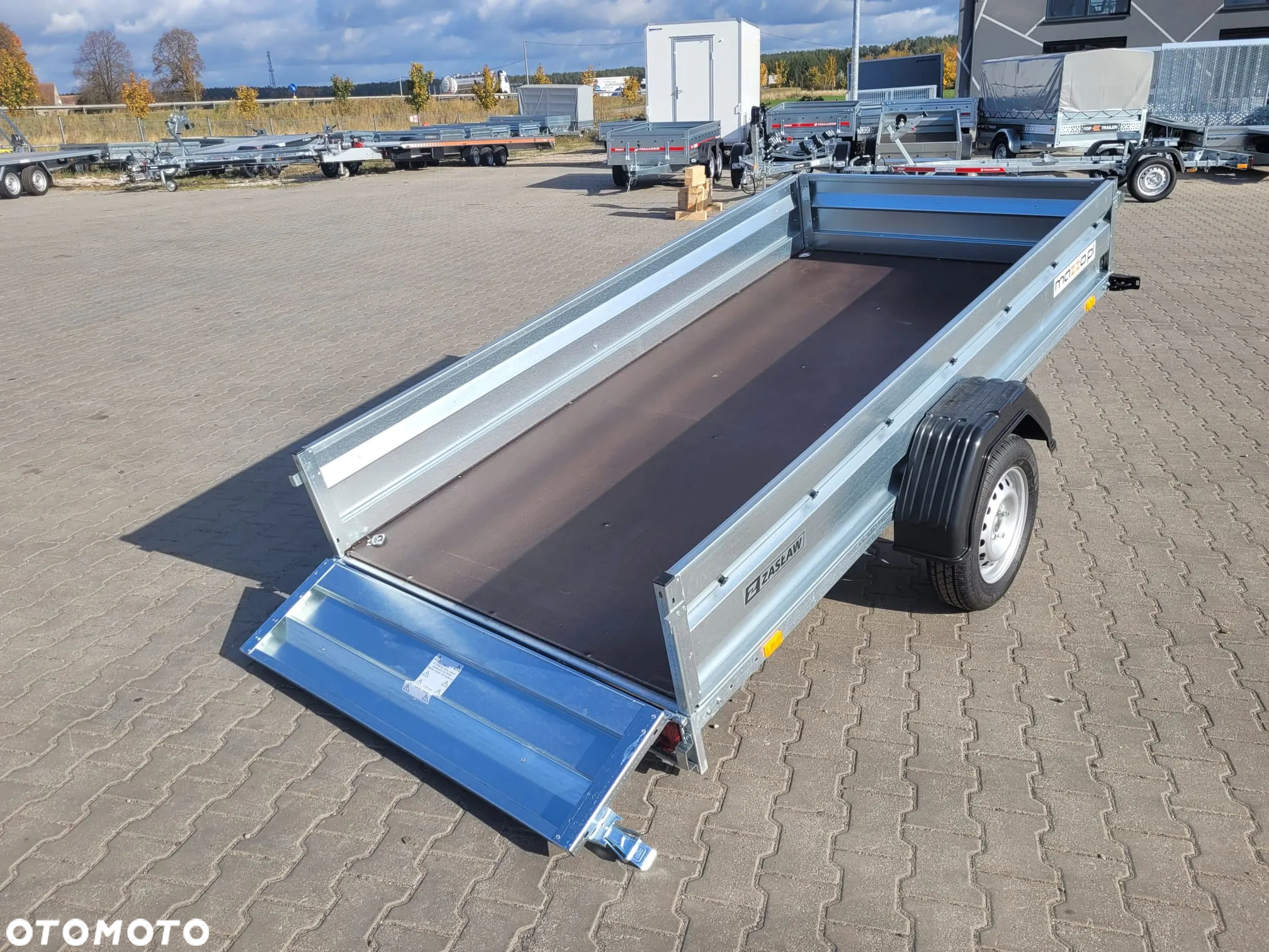 Zaslaw Dostawa Przyczepka uchylna DMC750kg 265x132x35cm SOLIDNA I MOCNA! HIT! - 9
