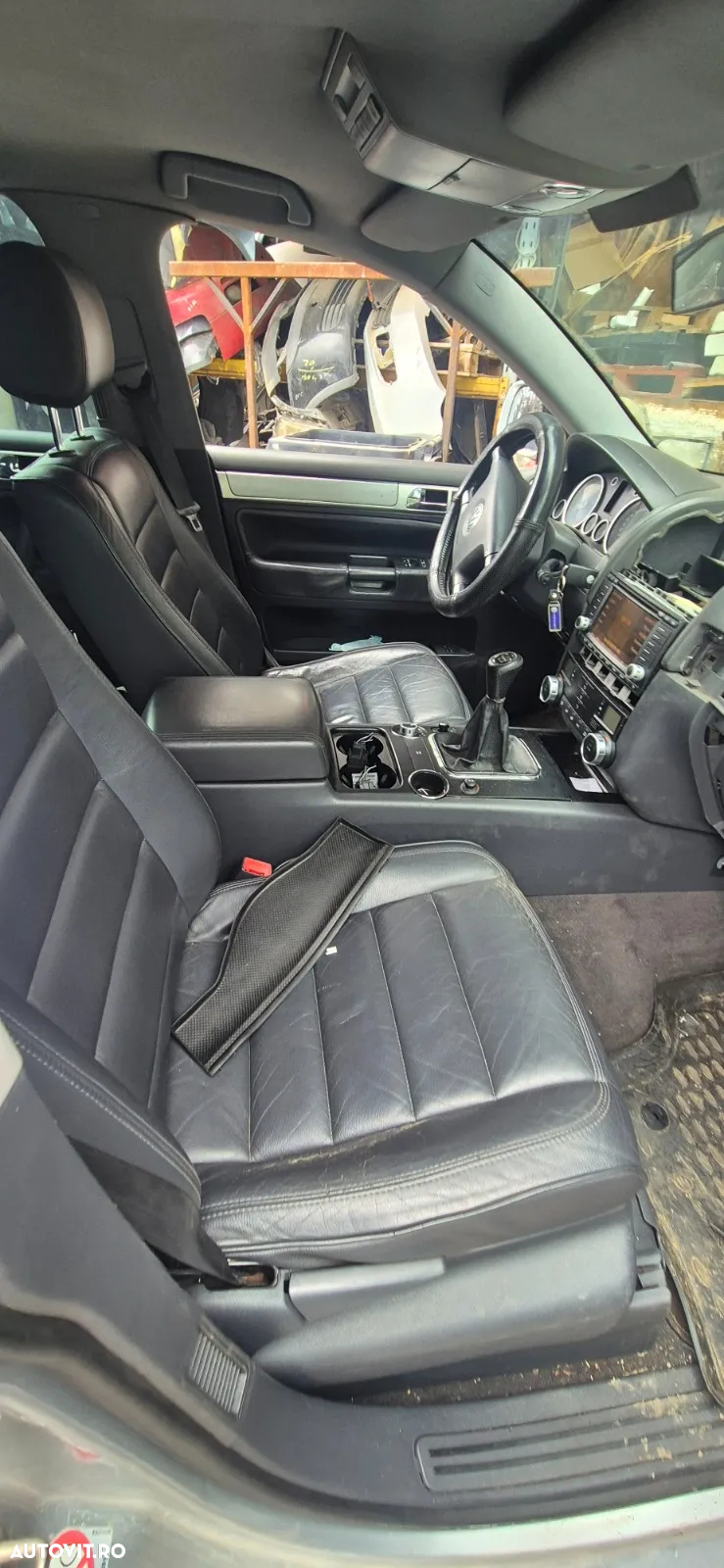 Interior piele / scaune si bancheta Vw Touareg 7L NFL 2006 - 3