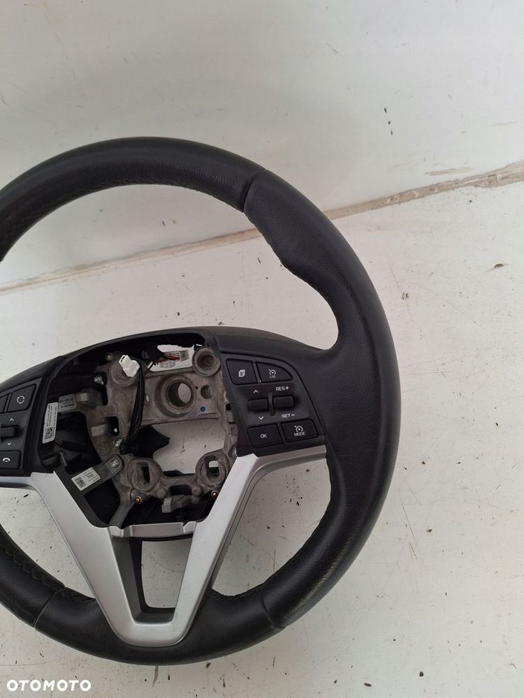 kierownica hyundai tucson 2 ii 17r- skora skorzana grzana b.ladna - 2