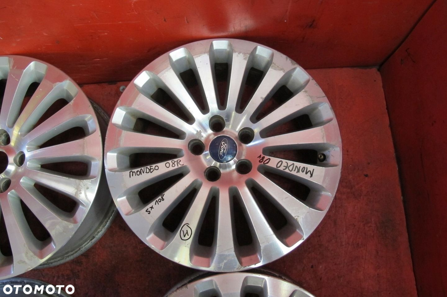 FORD MONDEO IV 4 MK4 BA7 FELGI ALUMINIOWE 17 7J ET50 5x108 7M5J-1007-BA - 8