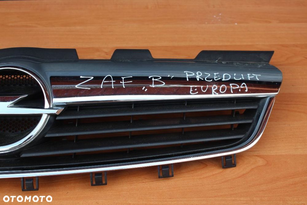 ATRAPA GRILL MASKI OPEL ZAFIRA B  CHROM PRZEDLIFT EUROPA ORYGINAŁ - 2