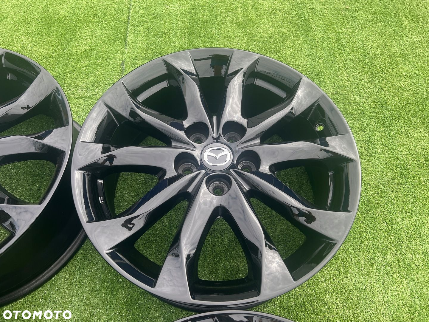 KOMPLET FELG FELGI ALU MAZDA CX-3 CX-30 3 6 CX-5 18 ET50 ORYGINALNE - 7