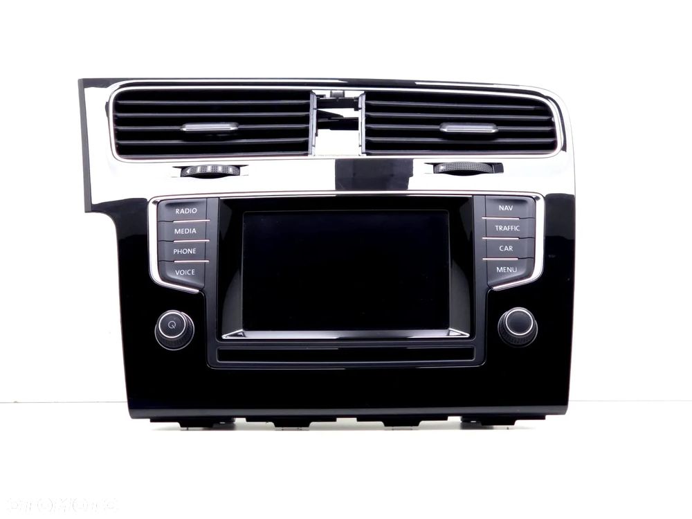Panel Radio kratka nawiew ramka Volkswagen Golf VII 5G0919605D 5G1819743D 5G1819728AC - 2