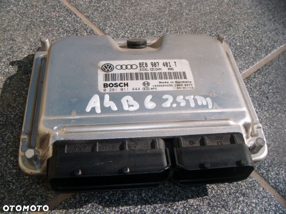 audi a4 b6 2.5 tdi 03r komputer- sterownik silnika 8e0907401t - 1