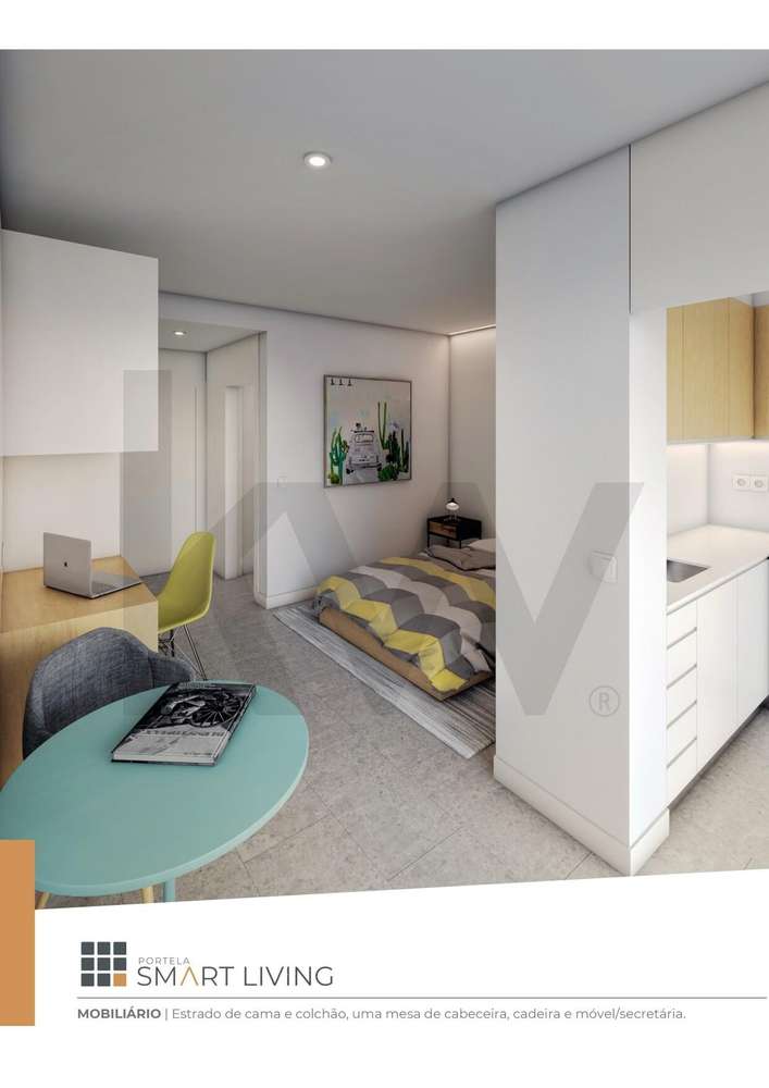 Apartamento T0 Novo com Lugar de Estacionamento na Quinta da Portela, - Grande imagem: 4/9