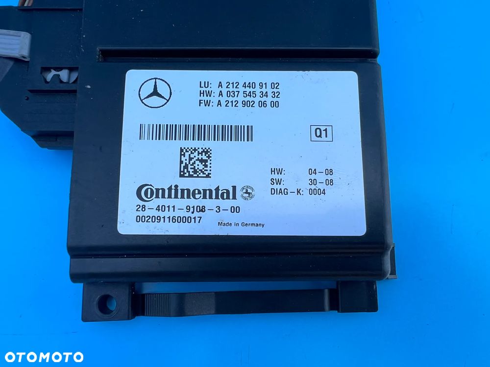 STEROWNIK MODUŁ TEMPOMATU MERCEDES 2124409102 - 2