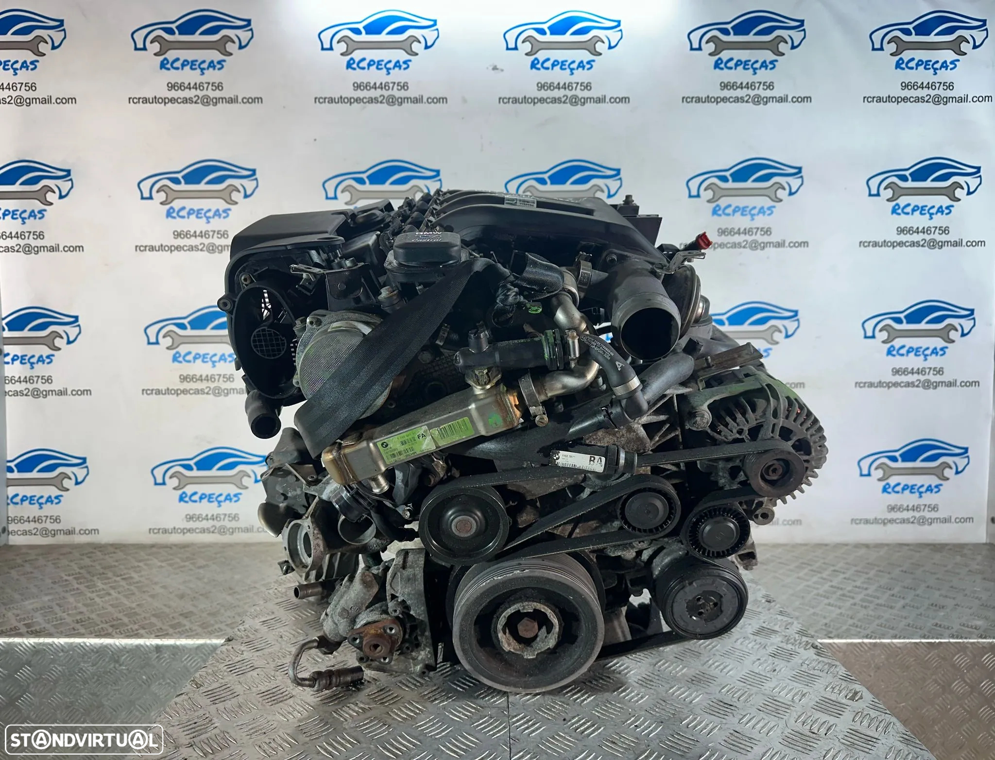 .Motor Completo BMW M47D20 M47 204D4 122cv 16v Diesel Serie 1 3 318d 118d Bosch - 2