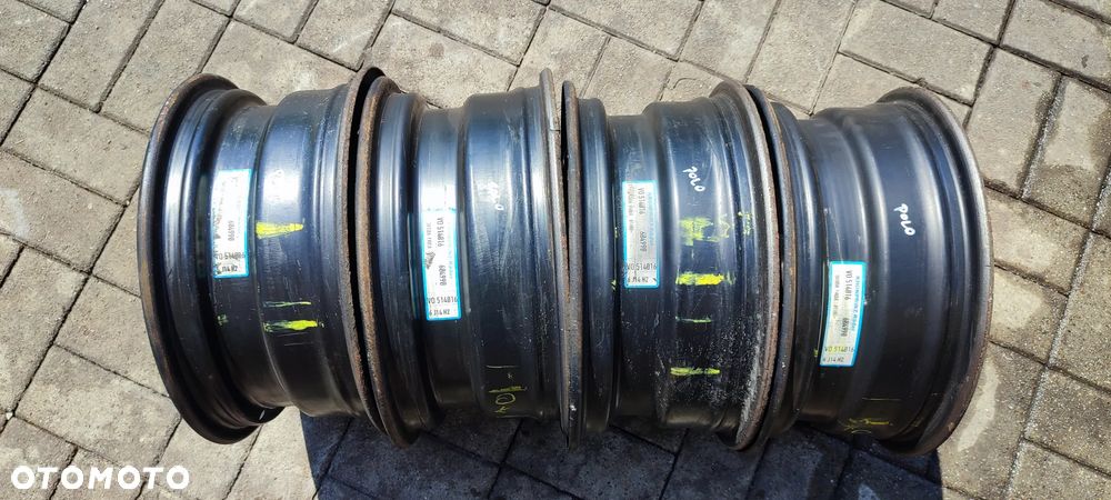 FELGI STALOWE 5x100 6Jx14 CALI ET43 VW SAET SKODA 4 SZTUKI KOMPLET - 8