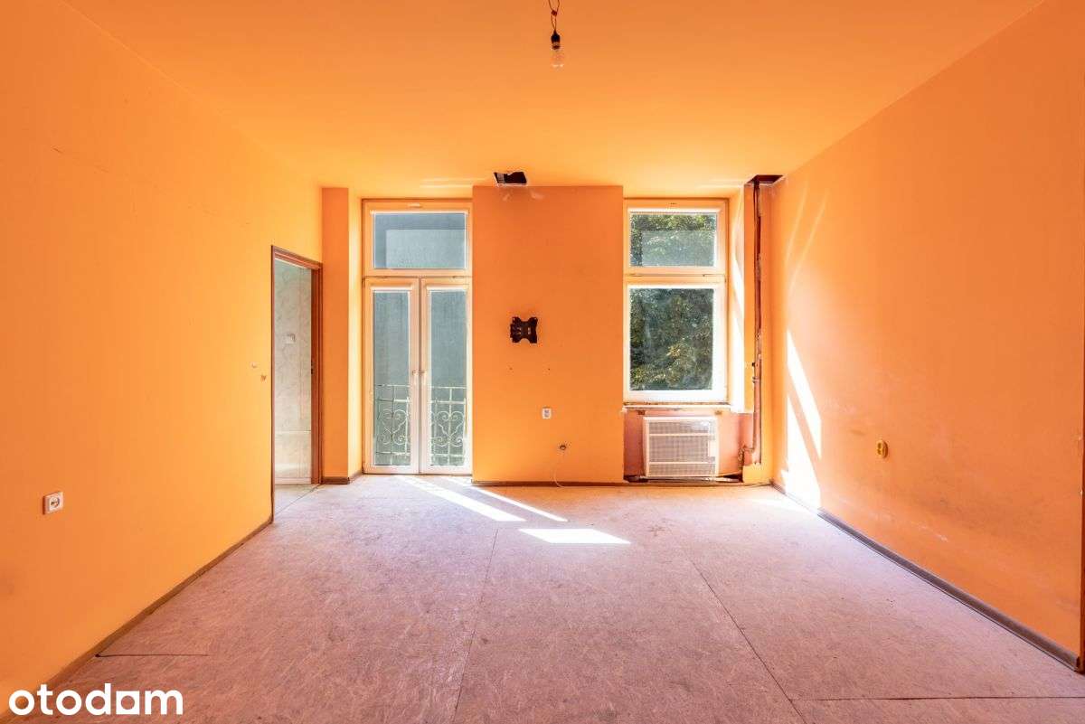 53,32 m² - wysokie 3.41m - Stare Bałuty