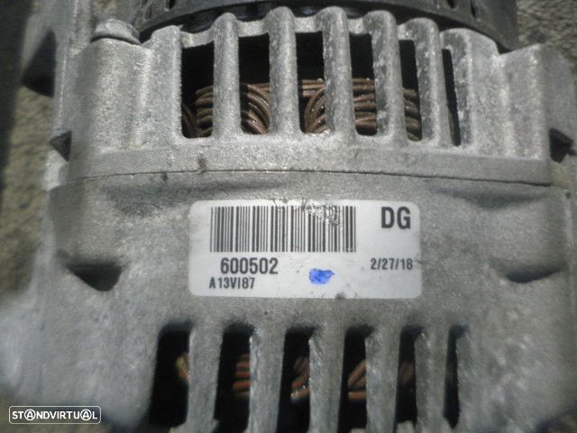 Alternador A13VI87 600502 PEUGEOT BOXER 1 FOURGON COURT 1998 1.9D 70CV 4P BRANCO - 3